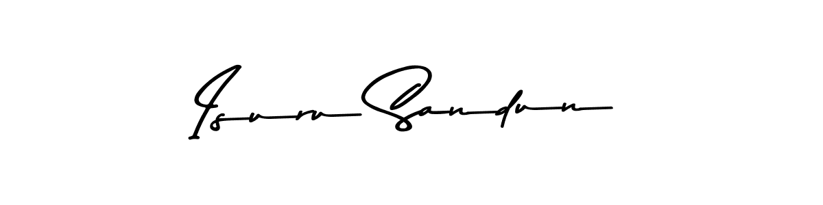 Design your own signature with our free online signature maker. With this signature software, you can create a handwritten (Asem Kandis PERSONAL USE) signature for name Isuru Sandun. Isuru Sandun signature style 9 images and pictures png