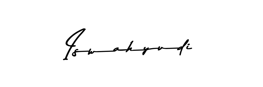 Design your own signature with our free online signature maker. With this signature software, you can create a handwritten (Asem Kandis PERSONAL USE) signature for name Iswahyudi. Iswahyudi signature style 9 images and pictures png