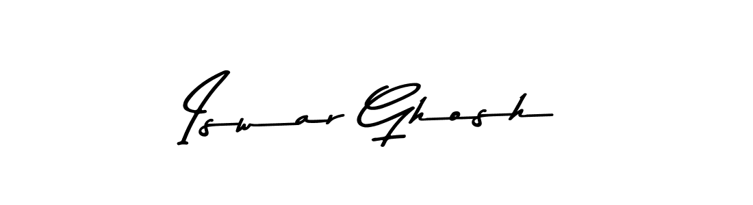 You should practise on your own different ways (Asem Kandis PERSONAL USE) to write your name (Iswar Ghosh) in signature. don't let someone else do it for you. Iswar Ghosh signature style 9 images and pictures png