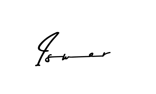 Here are the top 10 professional signature styles for the name Iswer. These are the best autograph styles you can use for your name. Iswer signature style 9 images and pictures png