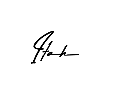 How to make Itah signature? Asem Kandis PERSONAL USE is a professional autograph style. Create handwritten signature for Itah name. Itah signature style 9 images and pictures png