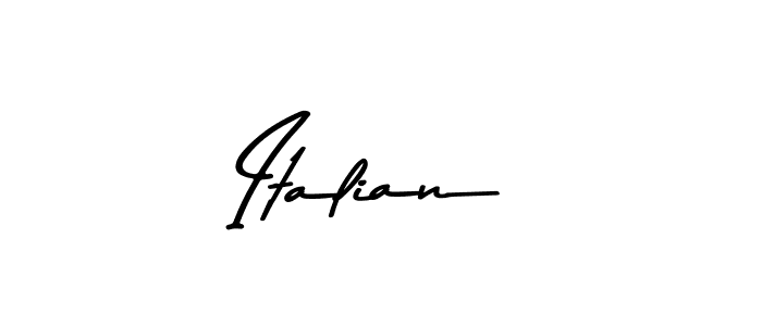 Design your own signature with our free online signature maker. With this signature software, you can create a handwritten (Asem Kandis PERSONAL USE) signature for name Italian. Italian signature style 9 images and pictures png