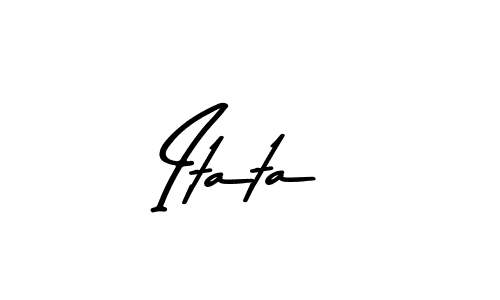 Make a beautiful signature design for name Itata. With this signature (Asem Kandis PERSONAL USE) style, you can create a handwritten signature for free. Itata signature style 9 images and pictures png
