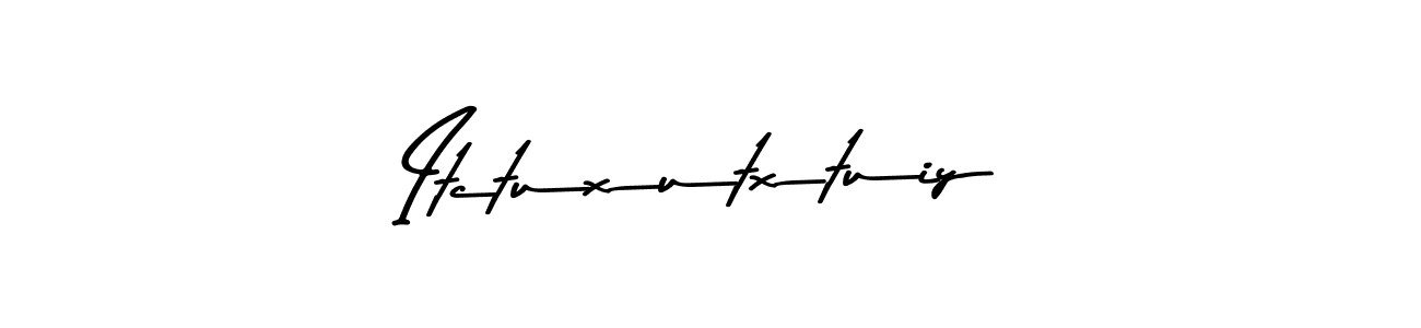 Design your own signature with our free online signature maker. With this signature software, you can create a handwritten (Asem Kandis PERSONAL USE) signature for name Itctuxutxtuiy. Itctuxutxtuiy signature style 9 images and pictures png
