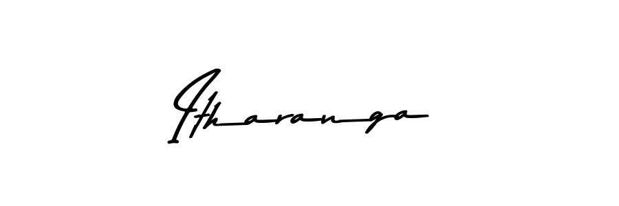 Create a beautiful signature design for name Itharanga. With this signature (Asem Kandis PERSONAL USE) fonts, you can make a handwritten signature for free. Itharanga signature style 9 images and pictures png