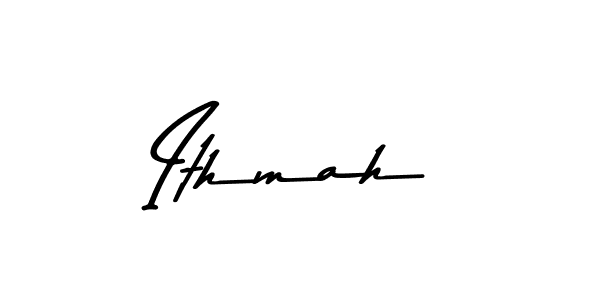 Similarly Asem Kandis PERSONAL USE is the best handwritten signature design. Signature creator online .You can use it as an online autograph creator for name Ithmah. Ithmah signature style 9 images and pictures png