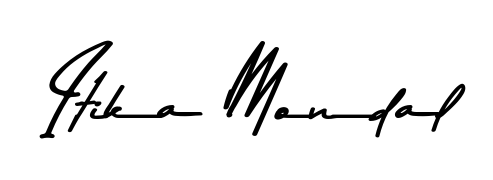 Master the art of signing with Itika Mondal written in fluent Asem Kandis PERSONAL USE script. A great template to practice and refine your handwriting. Itika Mondal signature style 9 images and pictures png