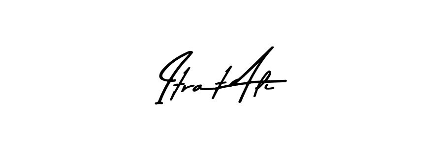 Make a beautiful signature design for name Itrat Ali. Use this online signature maker to create a handwritten signature for free. Itrat Ali signature style 9 images and pictures png