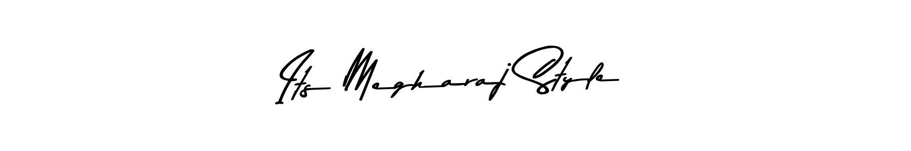 Design your own signature with our free online signature maker. With this signature software, you can create a handwritten (Asem Kandis PERSONAL USE) signature for name Its Megharaj Style. Its Megharaj Style signature style 9 images and pictures png