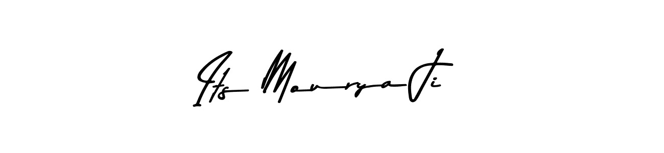 How to make Its Mourya Ji signature? Asem Kandis PERSONAL USE is a professional autograph style. Create handwritten signature for Its Mourya Ji name. Its Mourya Ji signature style 9 images and pictures png