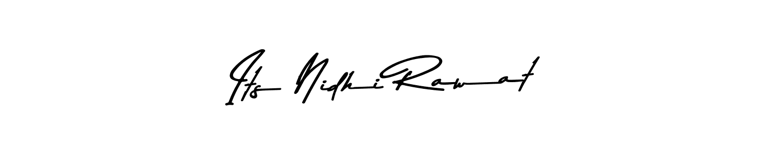 Asem Kandis PERSONAL USE is a professional signature style that is perfect for those who want to add a touch of class to their signature. It is also a great choice for those who want to make their signature more unique. Get Its Nidhi Rawat name to fancy signature for free. Its Nidhi Rawat signature style 9 images and pictures png