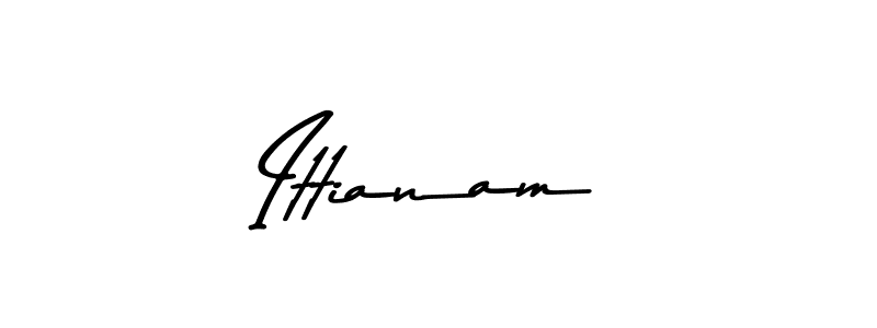 Ittianam stylish signature style. Best Handwritten Sign (Asem Kandis PERSONAL USE) for my name. Handwritten Signature Collection Ideas for my name Ittianam. Ittianam signature style 9 images and pictures png