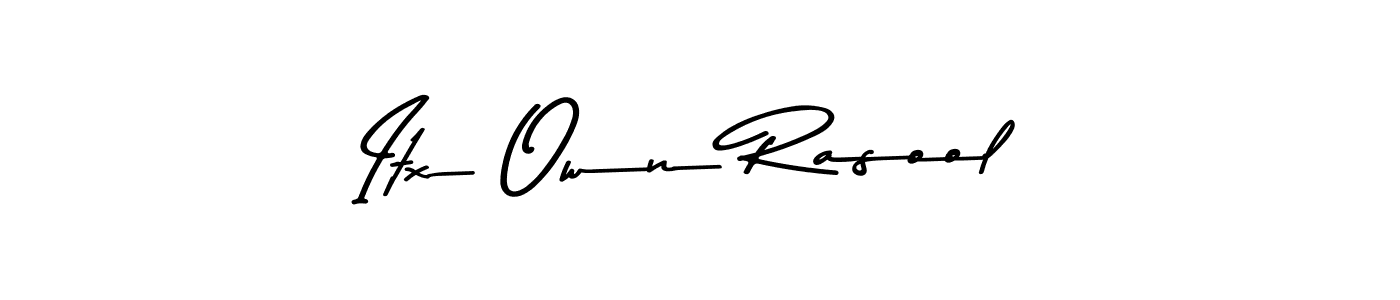 The best way (Asem Kandis PERSONAL USE) to make a short signature is to pick only two or three words in your name. The name Itx Own Rasool include a total of six letters. For converting this name. Itx Own Rasool signature style 9 images and pictures png