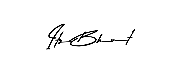 How to make Itz Bhut name signature. Use Asem Kandis PERSONAL USE style for creating short signs online. This is the latest handwritten sign. Itz Bhut signature style 9 images and pictures png