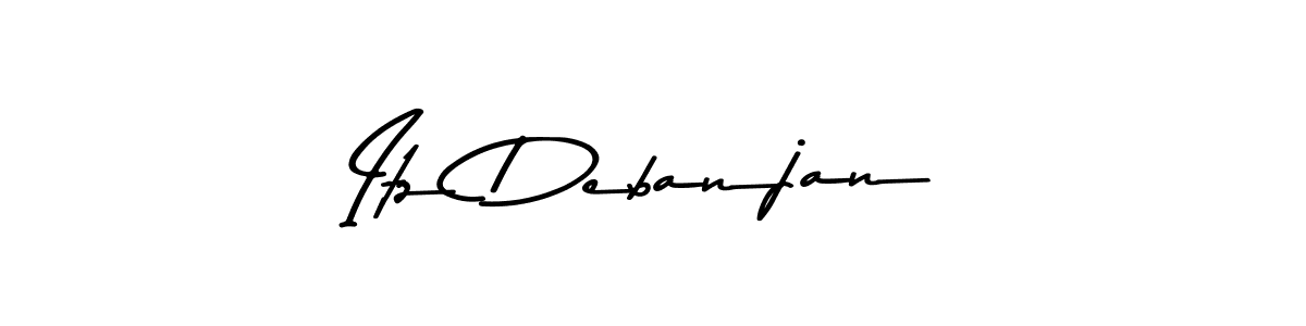 Here are the top 10 professional signature styles for the name Itz Debanjan. These are the best autograph styles you can use for your name. Itz Debanjan signature style 9 images and pictures png