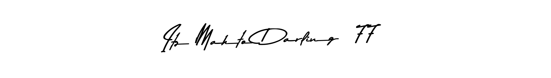 Create a beautiful signature design for name Itz Mahto Darling  77. With this signature (Asem Kandis PERSONAL USE) fonts, you can make a handwritten signature for free. Itz Mahto Darling  77 signature style 9 images and pictures png