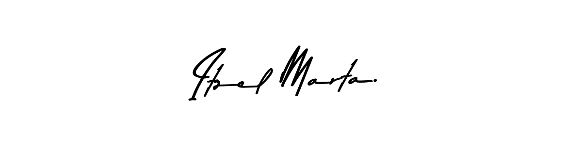 The best way (Asem Kandis PERSONAL USE) to make a short signature is to pick only two or three words in your name. The name Itzel Marta. include a total of six letters. For converting this name. Itzel Marta. signature style 9 images and pictures png