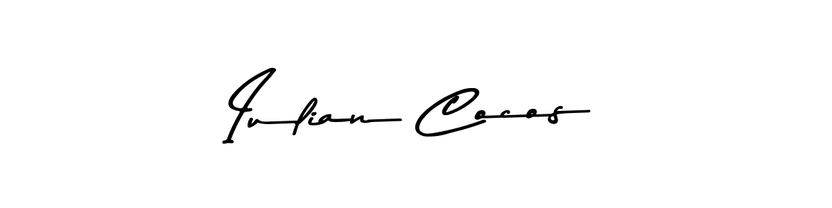 You can use this online signature creator to create a handwritten signature for the name Iulian Cocos. This is the best online autograph maker. Iulian Cocos signature style 9 images and pictures png
