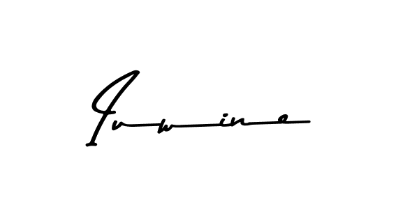 How to make Iuwine signature? Asem Kandis PERSONAL USE is a professional autograph style. Create handwritten signature for Iuwine name. Iuwine signature style 9 images and pictures png