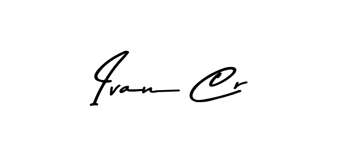 Create a beautiful signature design for name Ivan Cr. With this signature (Asem Kandis PERSONAL USE) fonts, you can make a handwritten signature for free. Ivan Cr signature style 9 images and pictures png