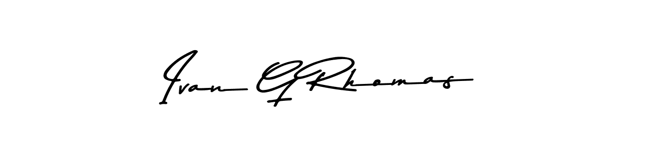 You should practise on your own different ways (Asem Kandis PERSONAL USE) to write your name (Ivan G Rhomas) in signature. don't let someone else do it for you. Ivan G Rhomas signature style 9 images and pictures png