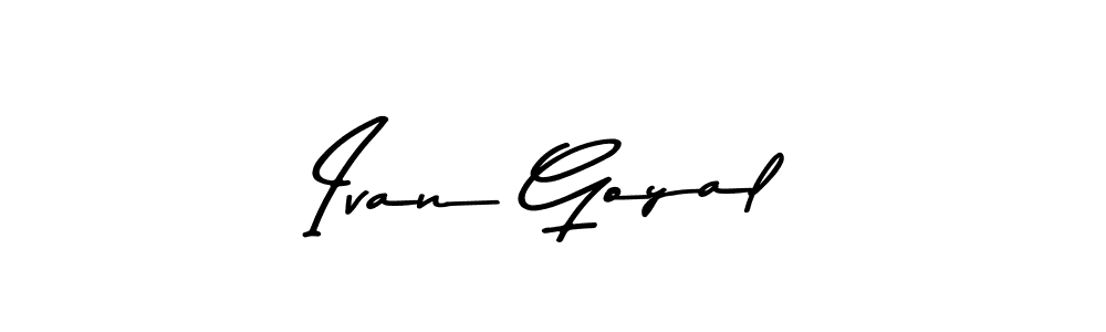 Similarly Asem Kandis PERSONAL USE is the best handwritten signature design. Signature creator online .You can use it as an online autograph creator for name Ivan Goyal. Ivan Goyal signature style 9 images and pictures png