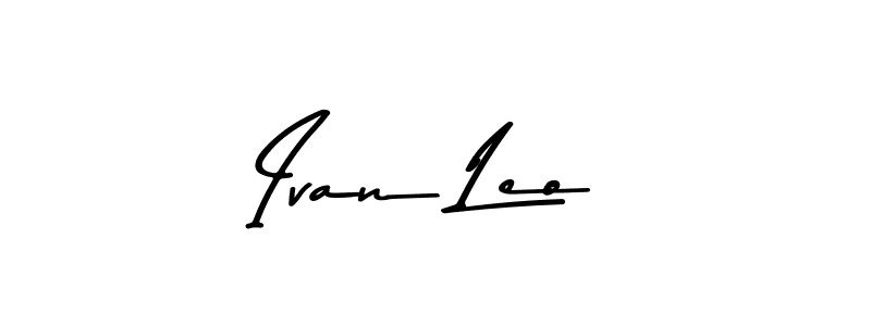 How to make Ivan Leo name signature. Use Asem Kandis PERSONAL USE style for creating short signs online. This is the latest handwritten sign. Ivan Leo signature style 9 images and pictures png