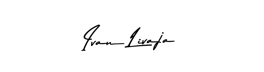 Create a beautiful signature design for name Ivan Livaja. With this signature (Asem Kandis PERSONAL USE) fonts, you can make a handwritten signature for free. Ivan Livaja signature style 9 images and pictures png