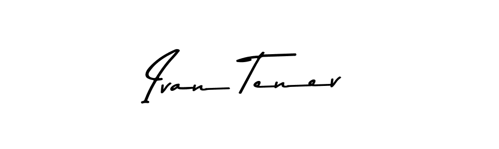 Make a beautiful signature design for name Ivan Tenev. With this signature (Asem Kandis PERSONAL USE) style, you can create a handwritten signature for free. Ivan Tenev signature style 9 images and pictures png