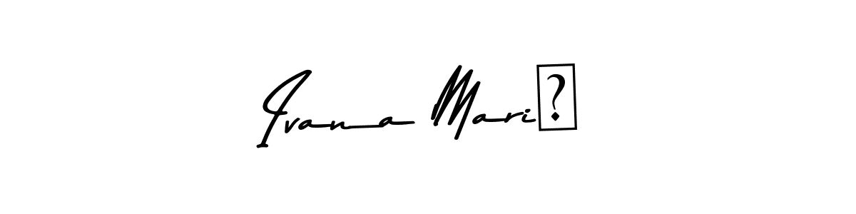 Design your own signature with our free online signature maker. With this signature software, you can create a handwritten (Asem Kandis PERSONAL USE) signature for name Ivana MariĆ. Ivana MariĆ signature style 9 images and pictures png