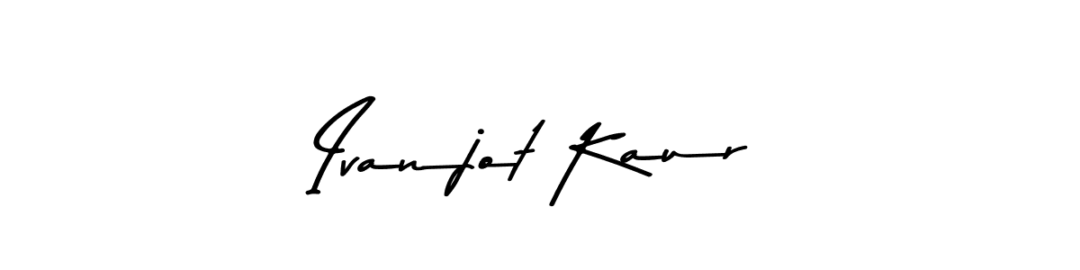 The best way (Asem Kandis PERSONAL USE) to make a short signature is to pick only two or three words in your name. The name Ivanjot Kaur include a total of six letters. For converting this name. Ivanjot Kaur signature style 9 images and pictures png