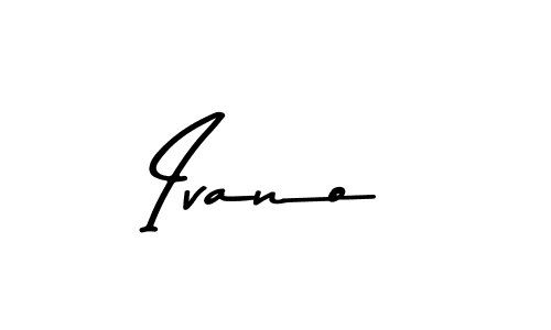 Design your own signature with our free online signature maker. With this signature software, you can create a handwritten (Asem Kandis PERSONAL USE) signature for name Ivano. Ivano signature style 9 images and pictures png