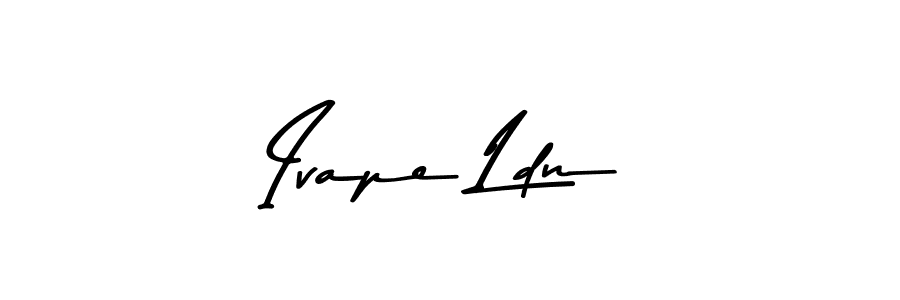 Make a beautiful signature design for name Ivape Ldn. With this signature (Asem Kandis PERSONAL USE) style, you can create a handwritten signature for free. Ivape Ldn signature style 9 images and pictures png