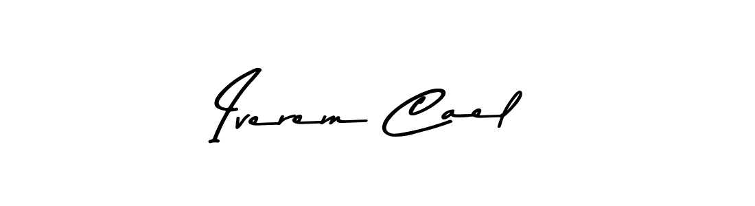 It looks lik you need a new signature style for name Iverem Cael. Design unique handwritten (Asem Kandis PERSONAL USE) signature with our free signature maker in just a few clicks. Iverem Cael signature style 9 images and pictures png