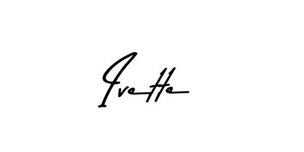 Make a beautiful signature design for name Ivette. With this signature (Asem Kandis PERSONAL USE) style, you can create a handwritten signature for free. Ivette signature style 9 images and pictures png