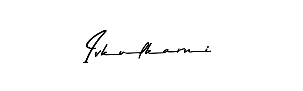 The best way (Asem Kandis PERSONAL USE) to make a short signature is to pick only two or three words in your name. The name Ivkulkarni include a total of six letters. For converting this name. Ivkulkarni signature style 9 images and pictures png