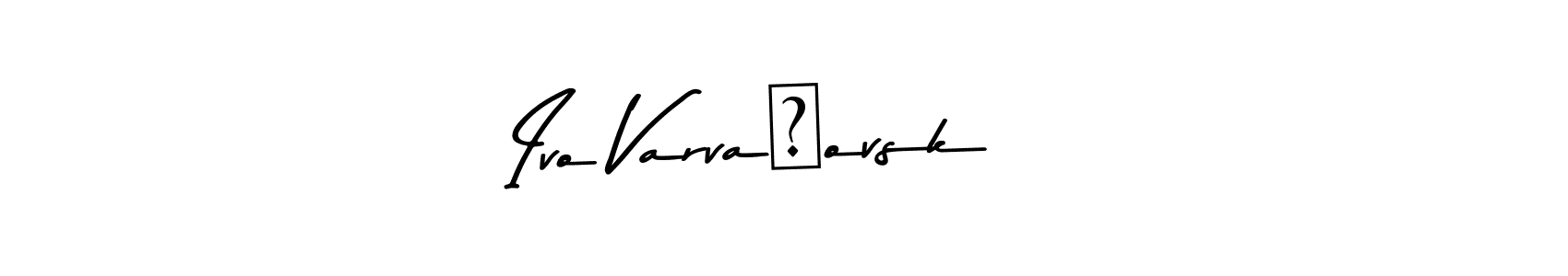 Create a beautiful signature design for name Ivo Varvařovský. With this signature (Asem Kandis PERSONAL USE) fonts, you can make a handwritten signature for free. Ivo Varvařovský signature style 9 images and pictures png