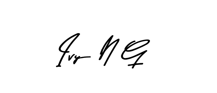 The best way (Asem Kandis PERSONAL USE) to make a short signature is to pick only two or three words in your name. The name Ivy N G include a total of six letters. For converting this name. Ivy N G signature style 9 images and pictures png