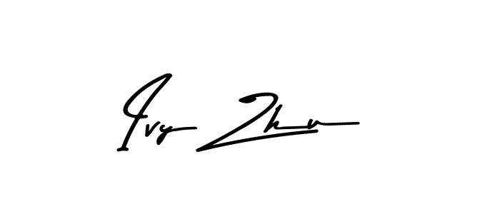 Make a beautiful signature design for name Ivy Zhu. With this signature (Asem Kandis PERSONAL USE) style, you can create a handwritten signature for free. Ivy Zhu signature style 9 images and pictures png