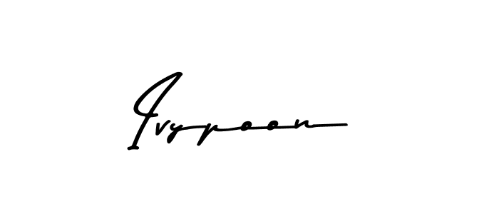 Make a beautiful signature design for name Ivypoon. With this signature (Asem Kandis PERSONAL USE) style, you can create a handwritten signature for free. Ivypoon signature style 9 images and pictures png