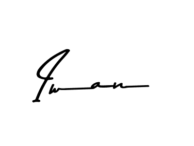 Make a beautiful signature design for name Iwan. With this signature (Asem Kandis PERSONAL USE) style, you can create a handwritten signature for free. Iwan signature style 9 images and pictures png