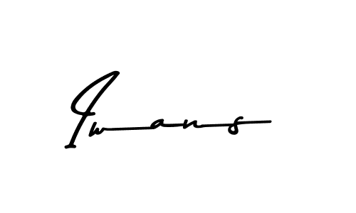 Design your own signature with our free online signature maker. With this signature software, you can create a handwritten (Asem Kandis PERSONAL USE) signature for name Iwans. Iwans signature style 9 images and pictures png