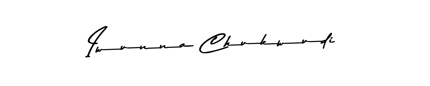 How to make Iwunna Chukwudi name signature. Use Asem Kandis PERSONAL USE style for creating short signs online. This is the latest handwritten sign. Iwunna Chukwudi signature style 9 images and pictures png