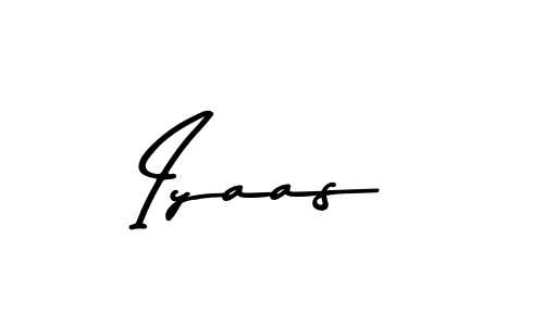 Create a beautiful signature design for name Iyaas. With this signature (Asem Kandis PERSONAL USE) fonts, you can make a handwritten signature for free. Iyaas signature style 9 images and pictures png