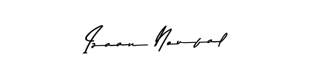 Design your own signature with our free online signature maker. With this signature software, you can create a handwritten (Asem Kandis PERSONAL USE) signature for name Izaan Noufal. Izaan Noufal signature style 9 images and pictures png