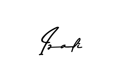 Make a beautiful signature design for name Izali. With this signature (Asem Kandis PERSONAL USE) style, you can create a handwritten signature for free. Izali signature style 9 images and pictures png