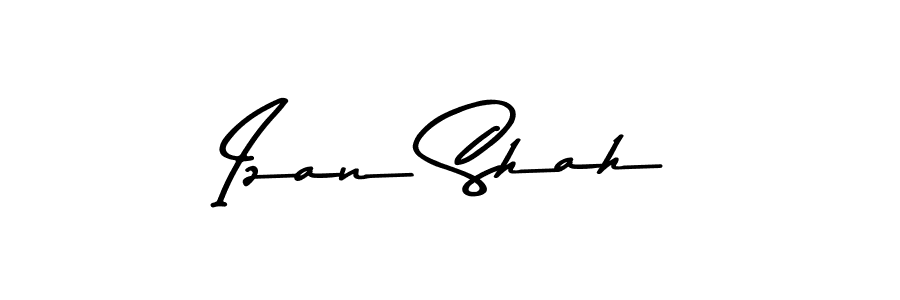 How to make Izan Shah name signature. Use Asem Kandis PERSONAL USE style for creating short signs online. This is the latest handwritten sign. Izan Shah signature style 9 images and pictures png