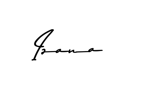 Create a beautiful signature design for name Izana. With this signature (Asem Kandis PERSONAL USE) fonts, you can make a handwritten signature for free. Izana signature style 9 images and pictures png