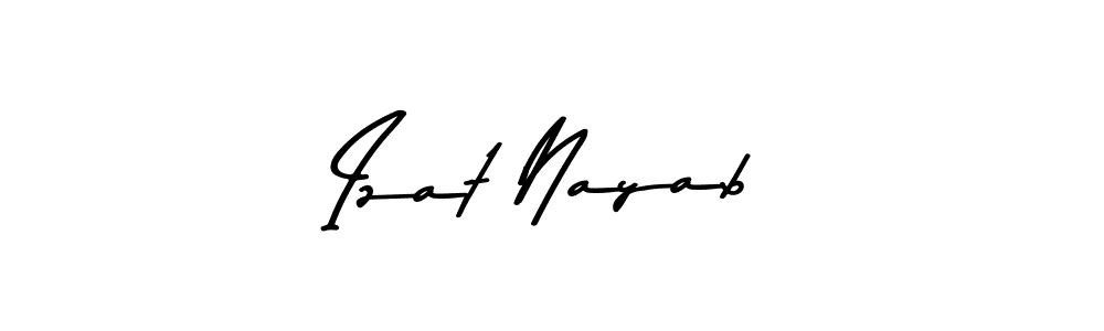 Izat Nayab stylish signature style. Best Handwritten Sign (Asem Kandis PERSONAL USE) for my name. Handwritten Signature Collection Ideas for my name Izat Nayab. Izat Nayab signature style 9 images and pictures png