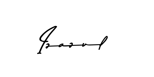 Design your own signature with our free online signature maker. With this signature software, you can create a handwritten (Asem Kandis PERSONAL USE) signature for name Izazul. Izazul signature style 9 images and pictures png